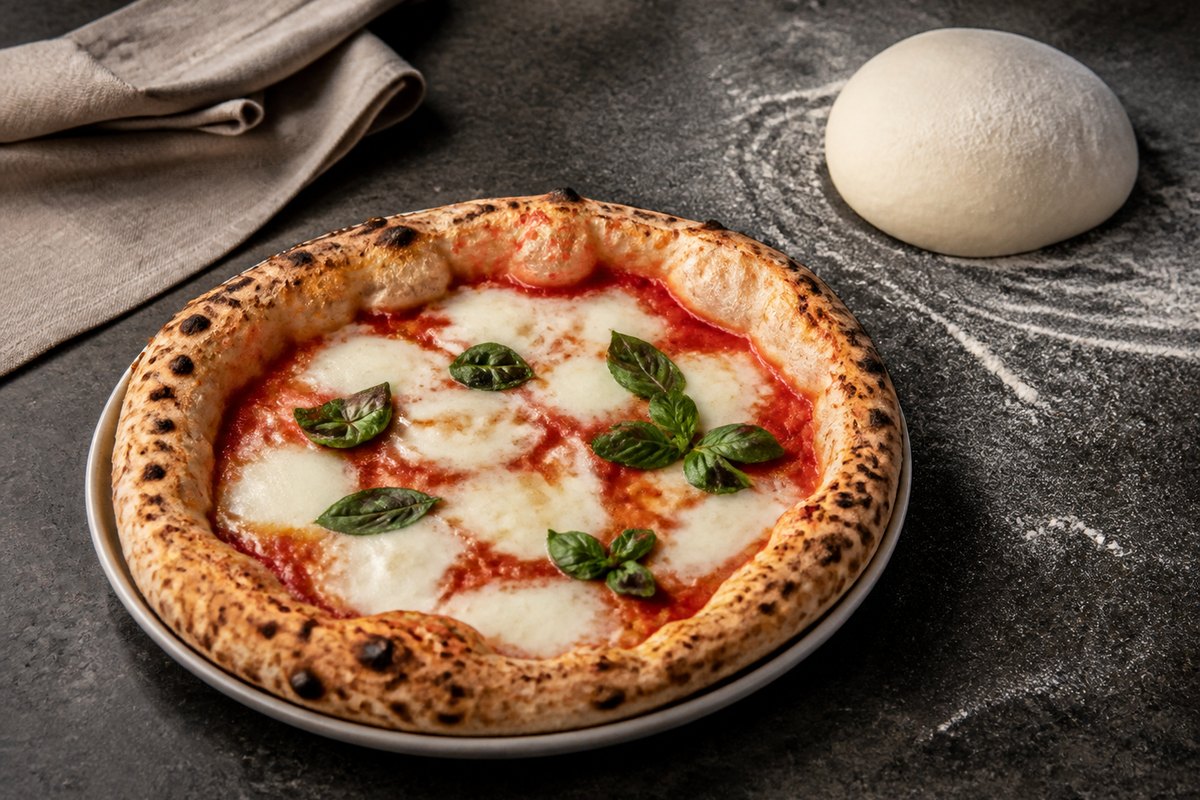 Der beste Pizzateig (24 Stunden Teigruhe)