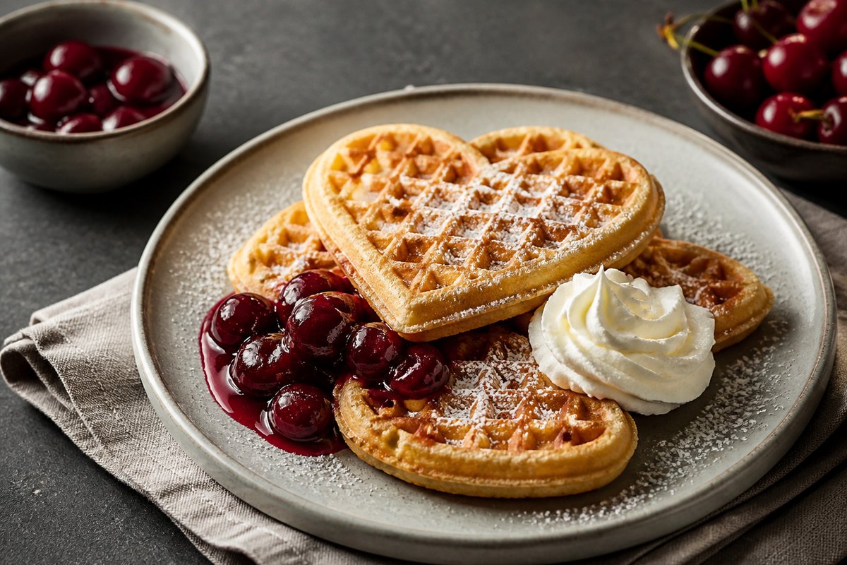 Einfache Waffeln