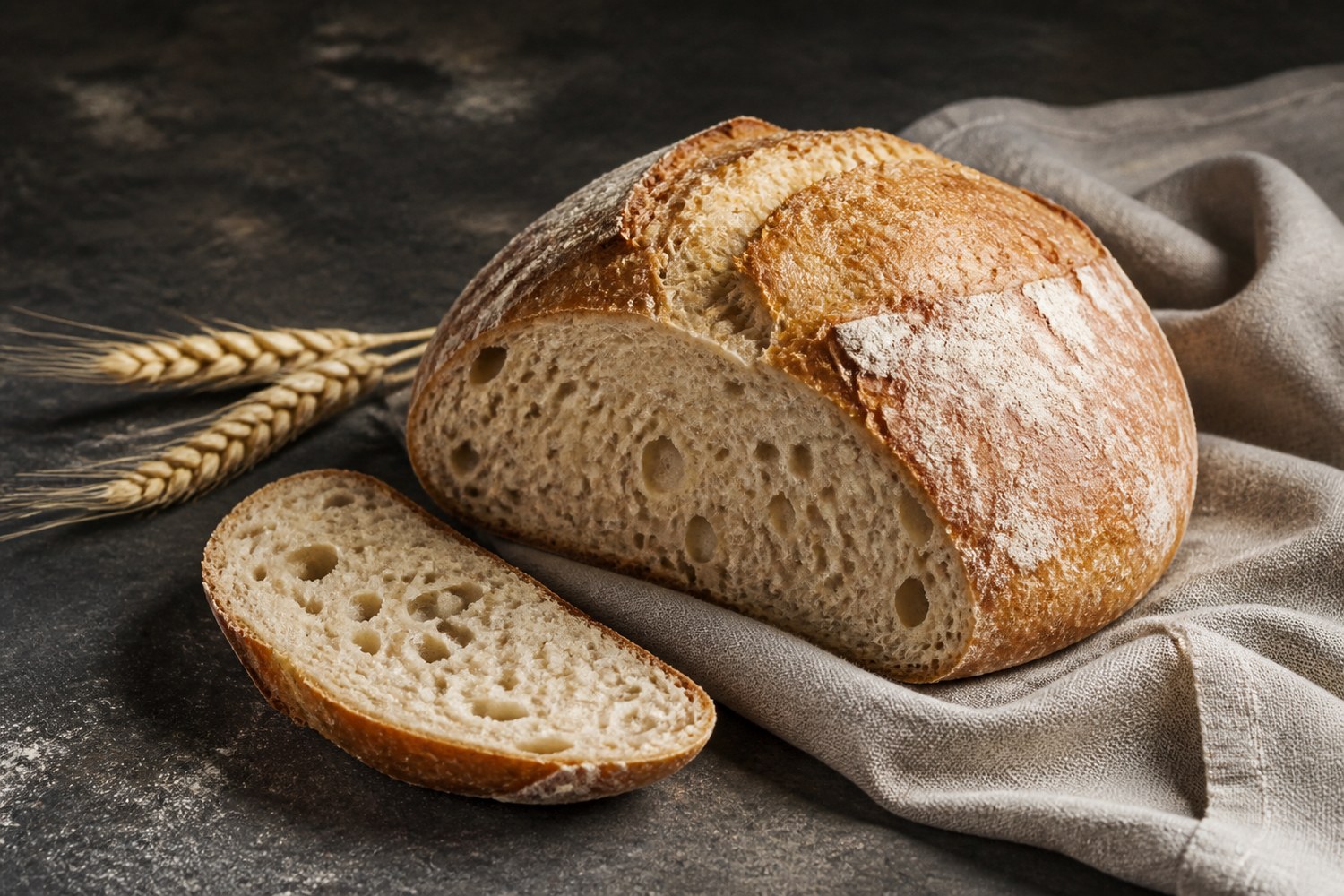 Helles Weizen-Sauerteigbrot