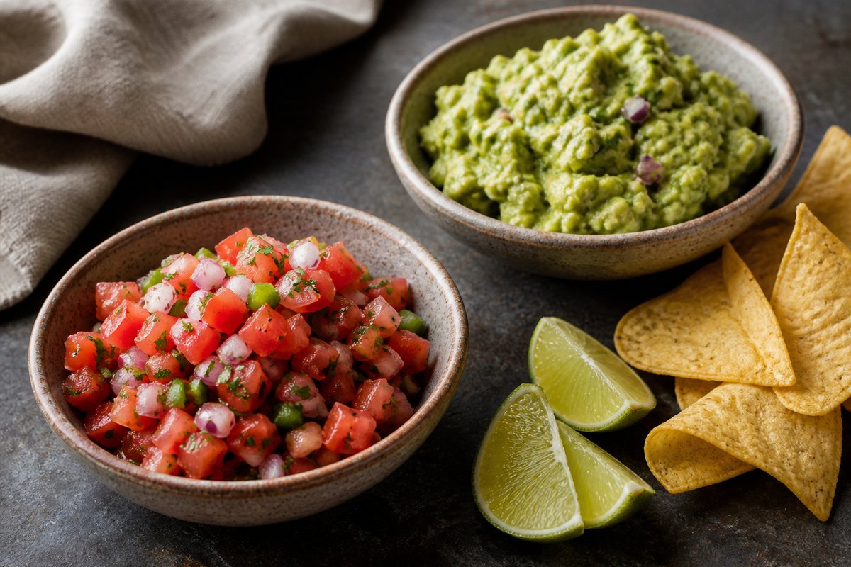 Pico de Gallo und Guacamole