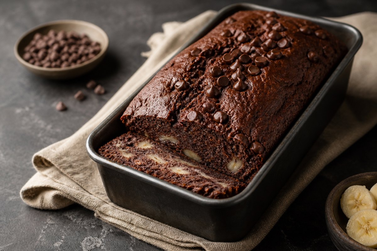Schokolade-Bananen-Kuchen
